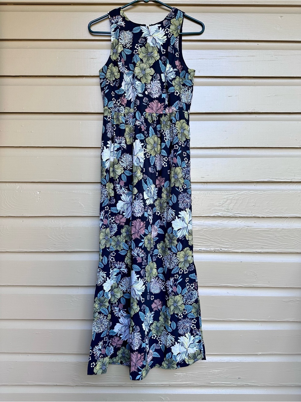 Loft Outlet Maxi Dress Floral Size 2 Petite Long Summer NWT